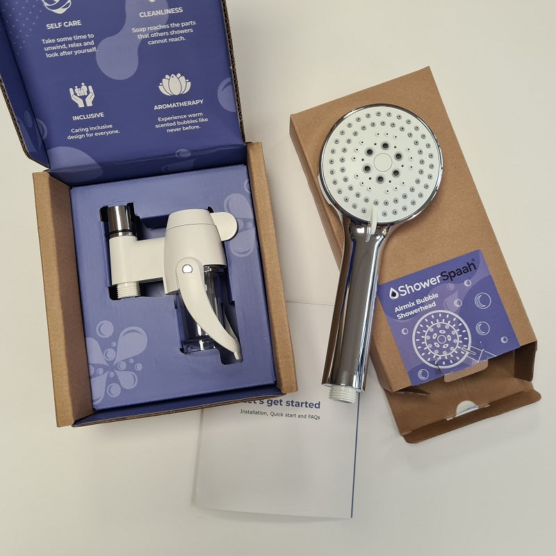 ShowerSpaah and Bubble Showerhead Set (Electric showers)