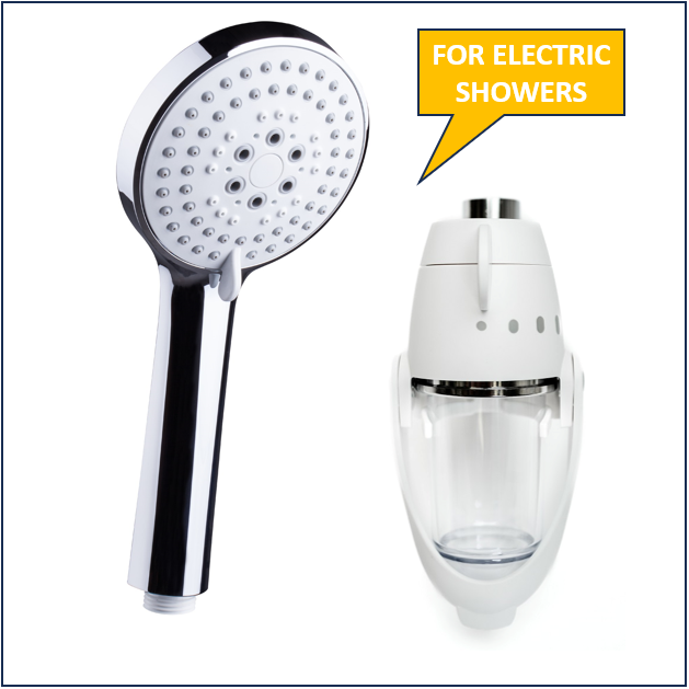 ShowerSpaah and Bubble Showerhead Set (Electric showers)